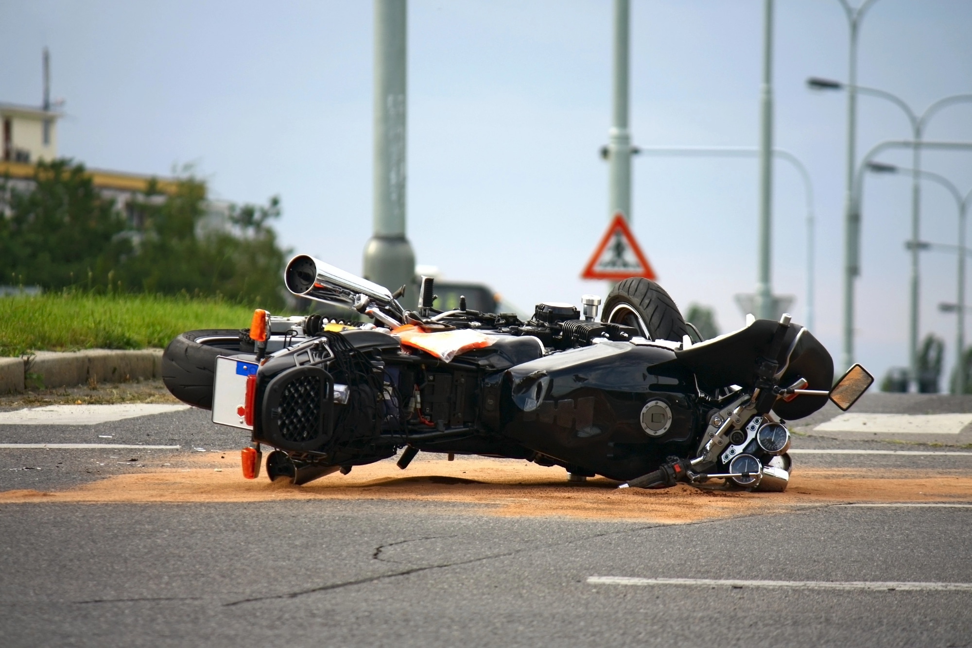 Bike crash